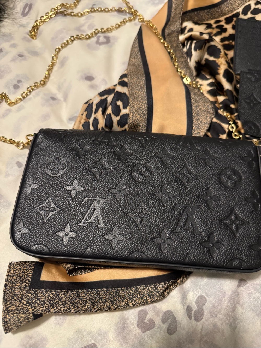 Louis Vuitton Black Pochette Felicie - Picture 5 of 8